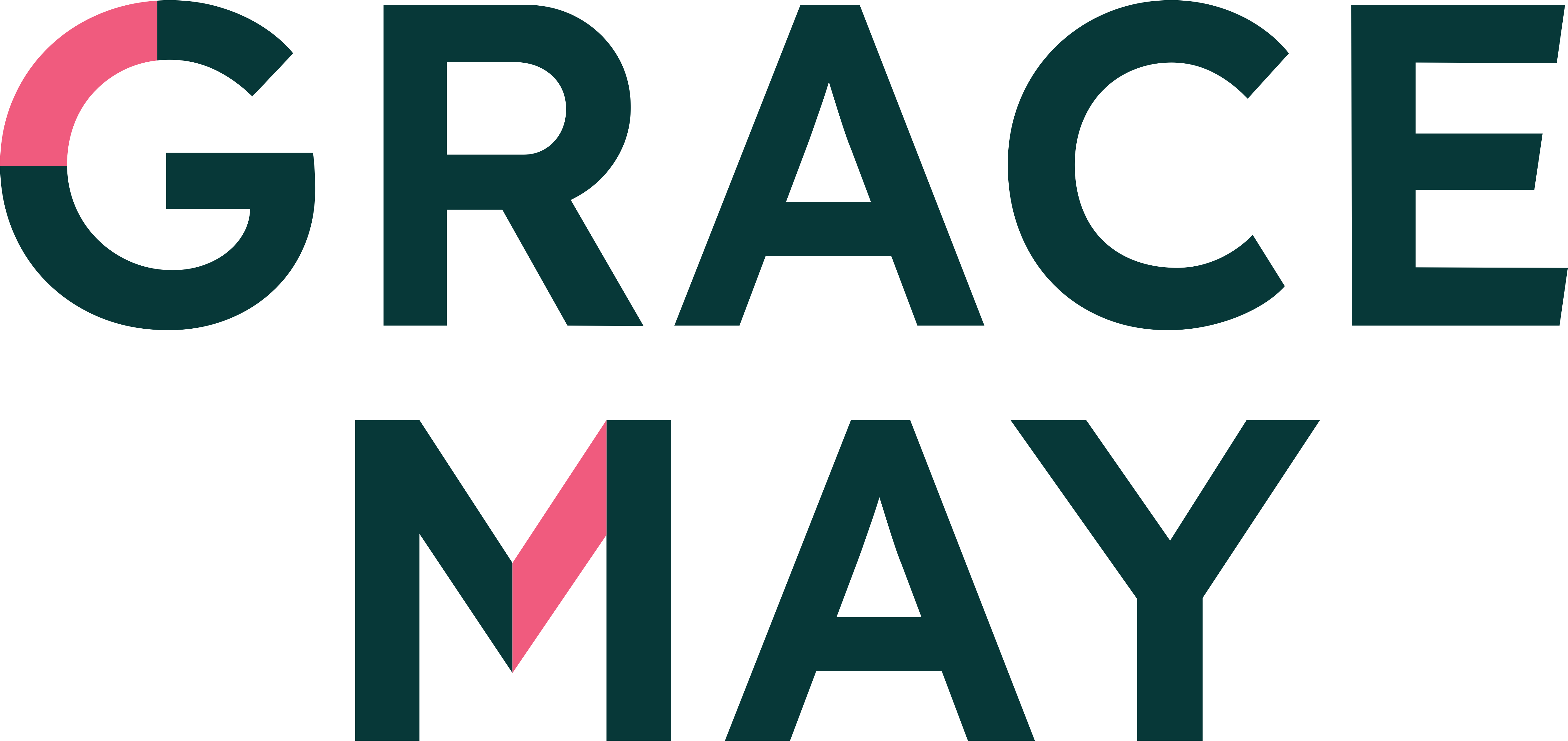 Green & Pink Stacked Logo